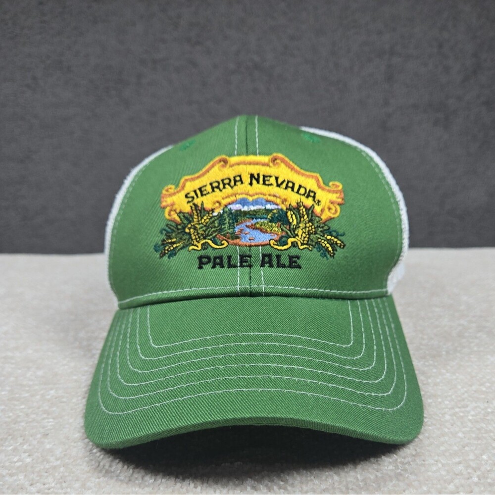 Sierra Nevada Brewery Pale Ale Trucker Hat Green Snapback Cap Bar Wear Festival